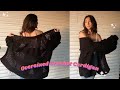 DIY OVERSIZED CROCHET CARDIGAN How To Make A Cardigan CROCHET WITH ME