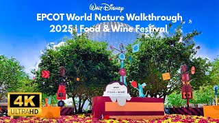 EPCOT Halloween 2025 Walkthrough | Food & Wine Festival | 4K60 World Nature