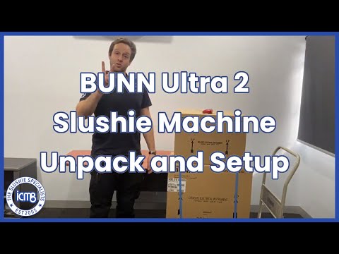 BUNN Ultra 2 Slushie Machine Unpack and Setup