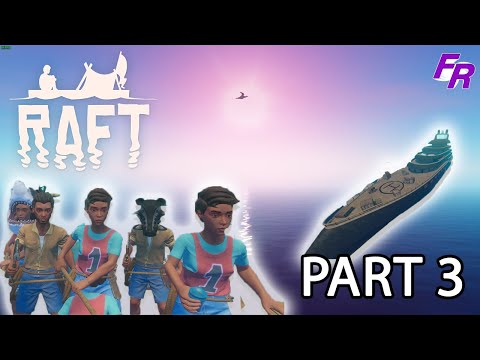 Mencari Pulau Kapal Hancur (Vasagatan) - Gameplay Raft Indonesia #3
