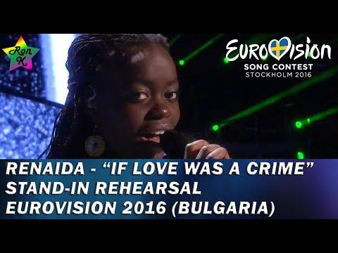 Renaida - "If Love Was a Crime"- Stand-in rehearsal for Eurovision 2016 (Bulgaria)
