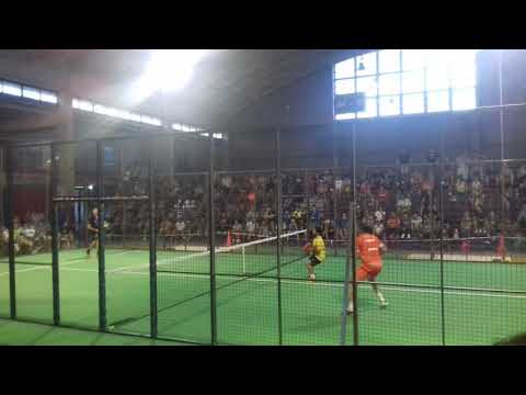 Agustín Tapia - Lucho Soliverez VS Juan Tello - Fede Chingotto    Exhibición en Chacabuco (12-01-19)