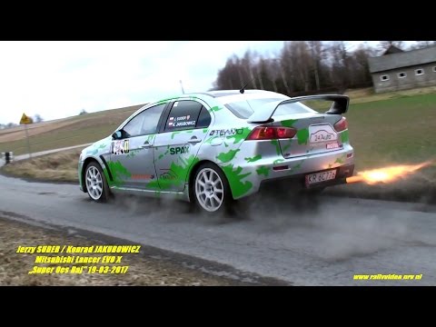 Jerzy SUDER / Konrad JAKUBOWICZ  - Mitsubishi Lancer EVO X - „Super Oes Baj" 19-03-2017