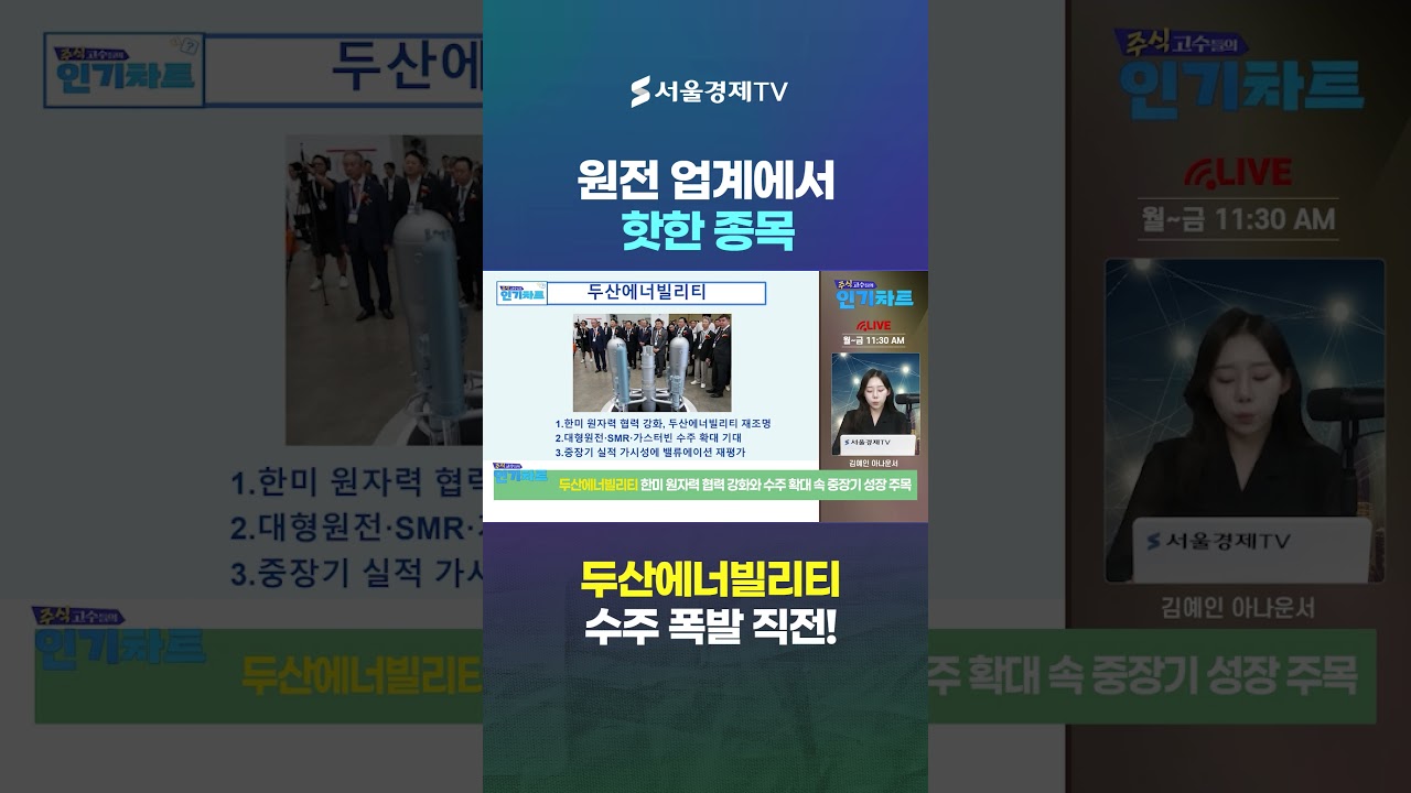 두산에너빌리티 수주 폭발 직전!