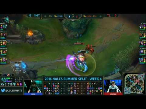 LoL Highlights IMT vs TL Game 1   LCS NA Summer 2016 25 06 2016   Immortals vs Team Liquid
