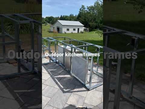 Best Outdoor Kitchen framing system for DIYers and Contractors, first and only supplier in Canada.