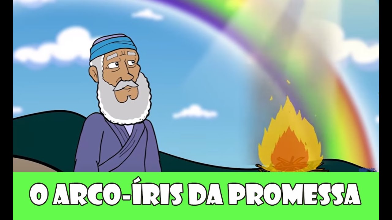 DESENHOS BÍBLICOS - O ARCO-ÍRIS DA PROMESSA