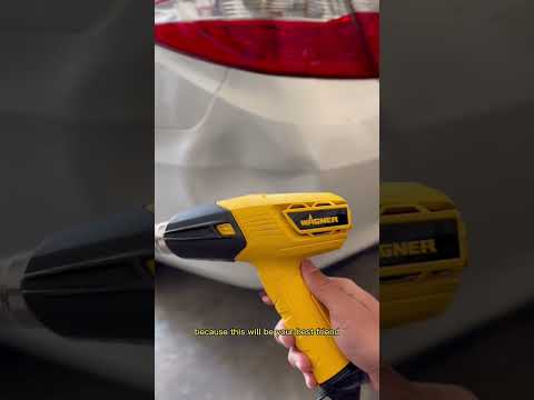 How To Remove A Dent In a Plastic Bumper!