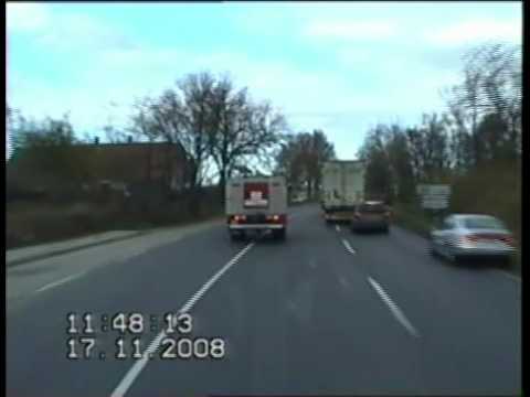 Tűzoltók vonulása az M5-ös és M43-as autópályák csomópontjába - 2008. november 17.