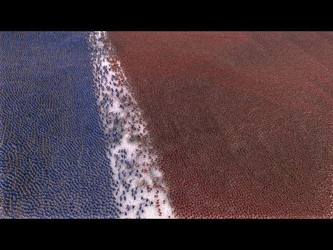 20.000 GOLDEN KNIGHTS vs 50.000 SPARTANS - Ultimate Epic Battle Simulator