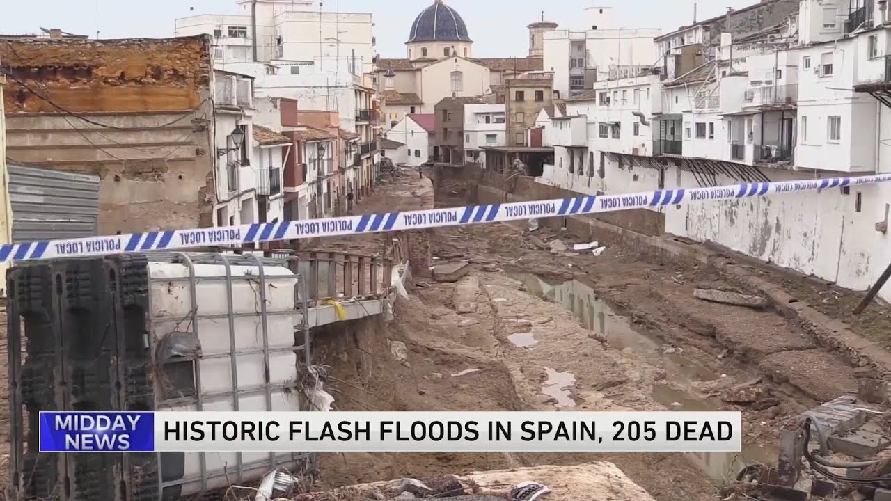 Death toll from Spanish floods climbs to 205 as shock turns to anger and frustration