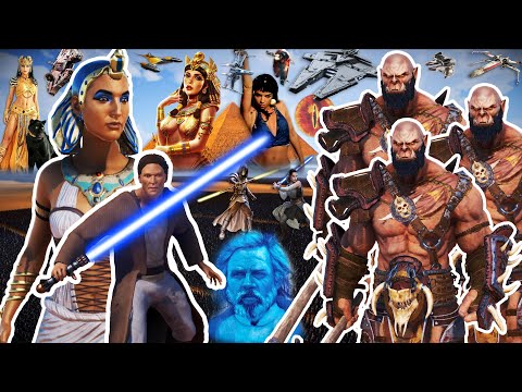 23 MILLION ORCS vs 80,000 JEDI KNIGHTS + 800 CLEOPATRA | UEBS 2