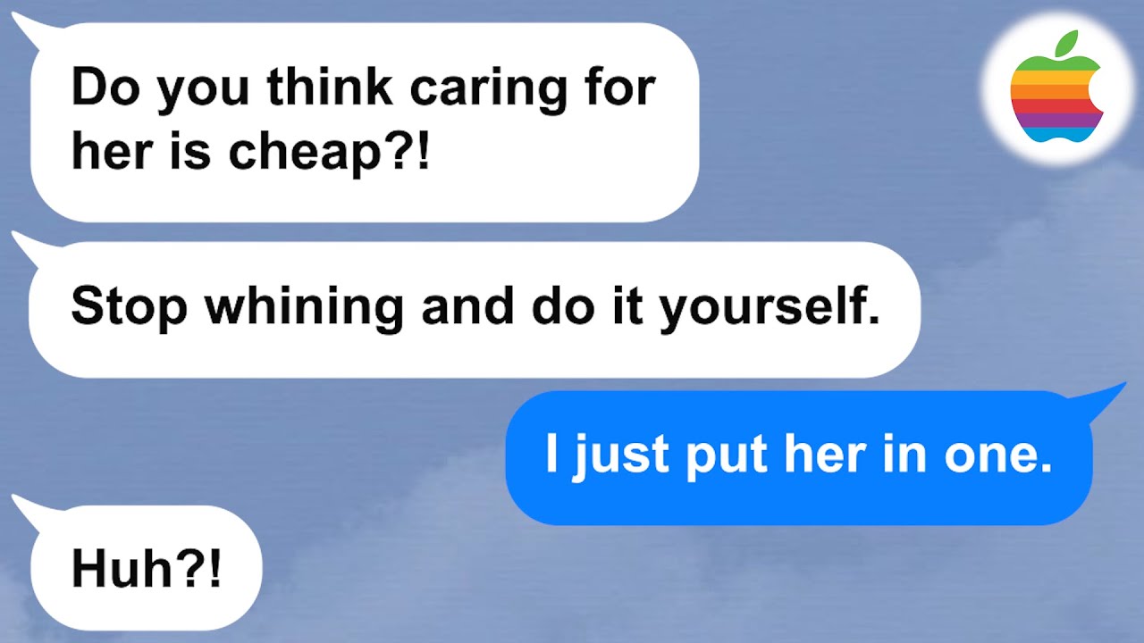 【Apple】Greedy husband ignores his mom’s health, only cares about her money…