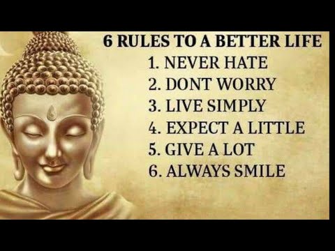 Buddha's Most important Rules and Regulations for Happy and peaceful life 🦋