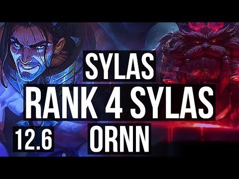 SYLAS vs ORNN (TOP) | Rank 4 Sylas, 8/2/4, Godlike, Rank 19 | EUW Challenger | 12.6