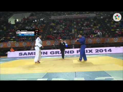 Altanbagana GANTULGA (MGL) Vs Mergen TEJENOV (TKM) - Judo Grand Prix Samsun 2014 [-90kg]