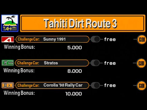 Gran Turismo 2 Walkthrough Part 56 Tahiti Dirt Route 3