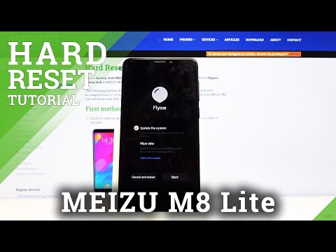 How to Hard Reset MEIZU M8 Lite – Factory Reset by Recovery Mode