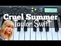 Cruel Summer - Taylor Swift | Easy Keyboard Tutorial With Notes