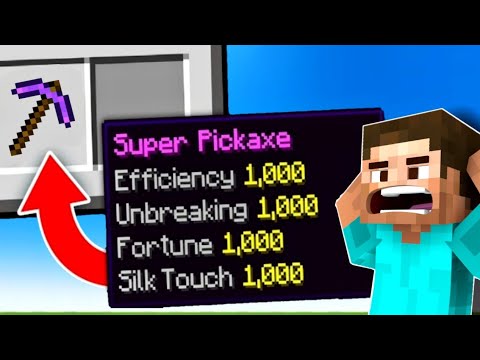 Alert OP - Minecraft But Every Enchant is Level 1000... ( Epic )