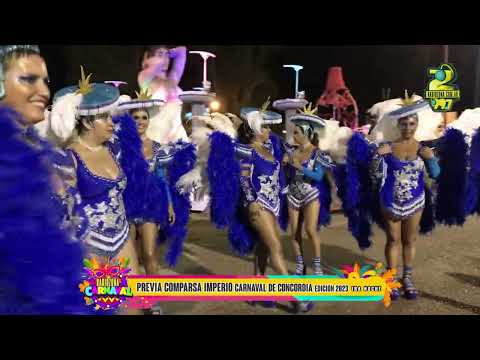Comparsa Imperio 2023 - Previa Desfile Carnaval de Concordia - 1ra. Noche - Radio Zona Carnaval