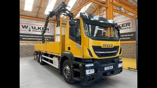 بيع شاحنة مسطحة IVECO STRALIS 26 TONNE *EURO 6*, 6X2 BRICK GRAB – 2018 – T70 MKM - صورة 4 | Autoline EG شاحنة مسطحة IVECO STRALIS 26 TONNE *EURO 6*, 6X2 BRICK GRAB – 2018 – T70 MKM | صورة 4 - Autoline
