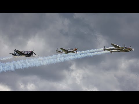P-38 Lightning, F4U Corsair & P-51 Mustang || Flying Bulls at OTT Hahnweide 2025
