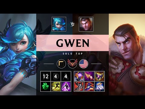 Gwen Top vs Jayce - NA Grandmaster Patch 25.18