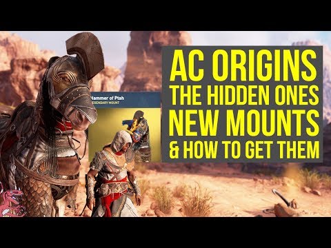 Assassin's Creed Origins DLC NEW MOUNTS & How To Get Them! - The Hidden Ones (AC Origins DLC) Video