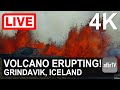 🌎 LIVE in 4K: New Volcanic Eruption in Grindavik, Iceland