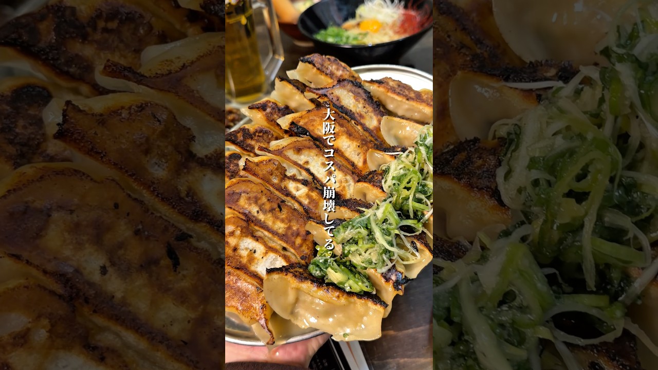 道頓堀の近く 2780円餃子食べ放題