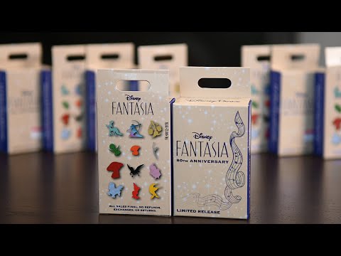 Mystery Unboxing: Disney Fantasia 80th Anniversary Pin Blind Boxes