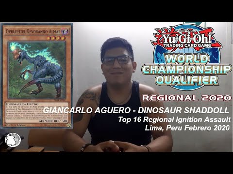 Carloncho Store - Giancarlo Aguero Dinosaur Shaddoll Top 16 Regional IGAS  Lima, Peru Febrero 2020