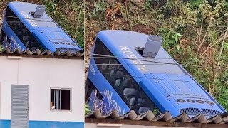 Do Luxo ao Lixo - Ônibus da Util cai de Ribanceira, invade Hospital e deixa 31 Pessoas Feridas