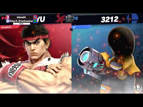 SC 2021 Arcadian - lolyoshi (Mii Gunner) VS Bangbao (Ryu, Bowser) - SSBU Pools A
