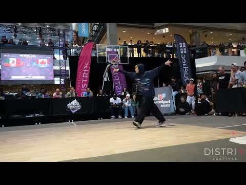 Xunli vs Tiff TOP 16 Bgirls l WDSF Breaking for Gold Montreal