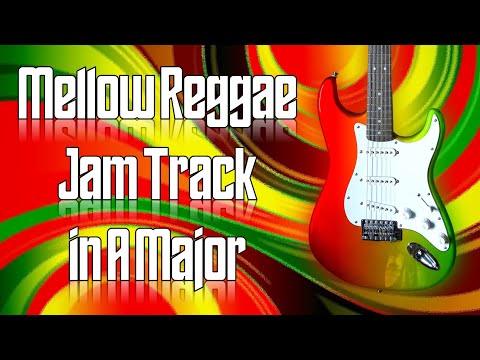 Mellow Reggae Jam Track in A Major 🎸 Guitar Backing Track