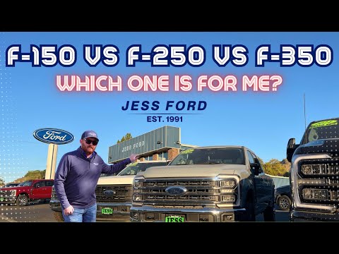 Which Ford F-Series Truck is Best for You? | F-150 vs. F-250 vs. F-350 Comparison & Guide