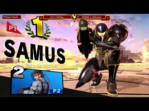NoTag (Samus) vs CJFrozen (Snake) - Winners Final - Grinds & Shines #2