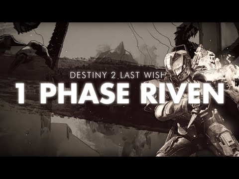 ONE PHASE Riven Kill | Last Wish Final Boss | Destiny 2