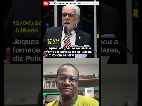 JAQUES WAGNER NAO PASSA SENHA DE CELULAR A PF #jaqueswagner #bahia #direita #patriota #noticia