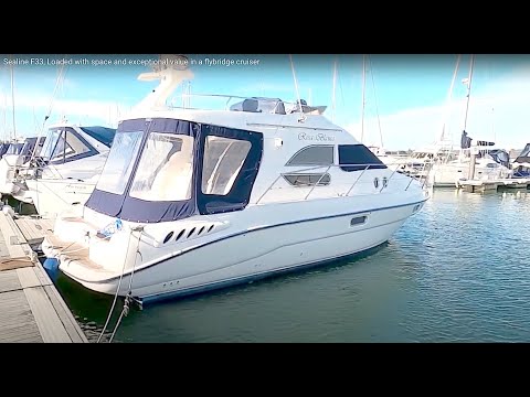 Sealine F33, Loaded with space and exceptional value in a flybridge cruiser