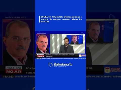 BOMBA EM MALHADOR: prefeito Assinho é suspeito de comprar vereador Alisson do Nota Dez