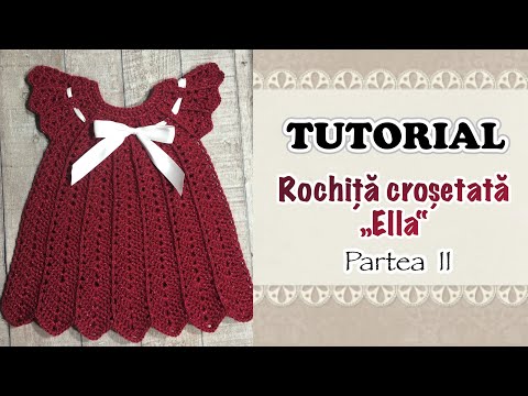 TUTORIAL - Crochet dress "Ella" - Part 2 #irenesimon #crochet