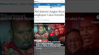 Respons Presiden Jokowi soal Penangkapan Lukas Enembe: Semua Sama di Mata Hukum