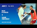 Nick Kyrgios v Daniil Medvedev Full Match | Australian Open 2022 Second Round