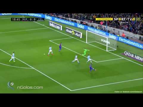 Barcelona hit the post twice vs Celta Vigo