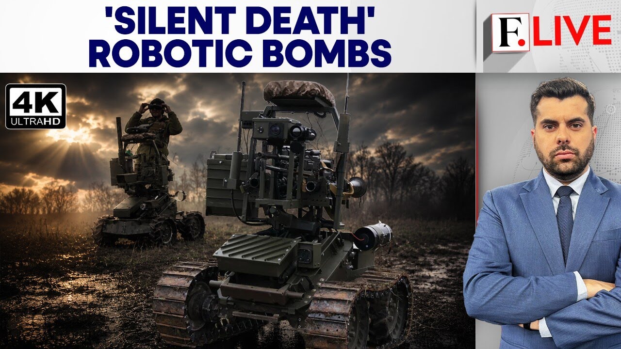 Ukraine's New Weapon Versus Putin: Robot Vehicles, AI Drones, Unmanned Warfare | Firstpost Live | 4K
