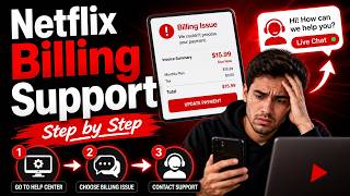 How to contact customer support for a billing issue on Netflix - Step 