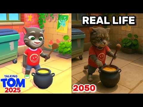 Talking Tom Cat 2025 In Real Life part 2
